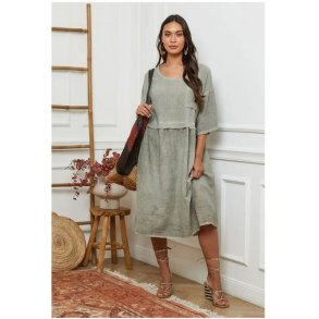 Lea & Luc Khaki Kjole - One Size