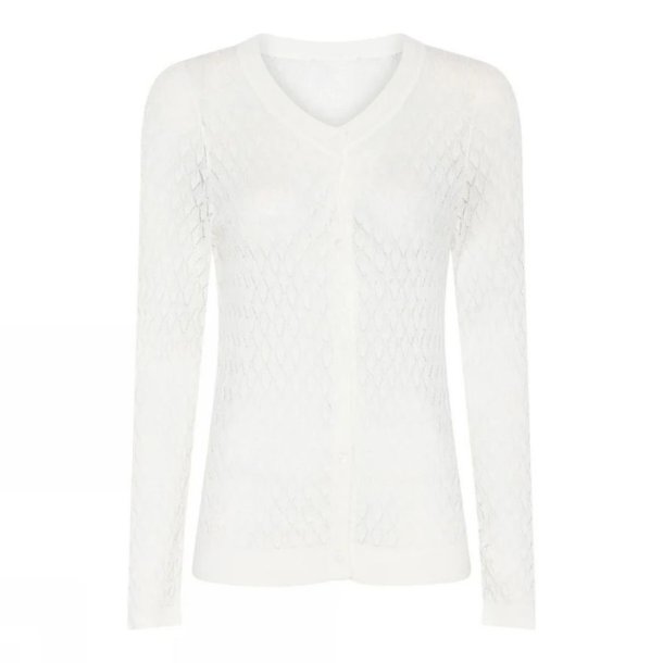 Soulmate cardigan creme strik med m�nster