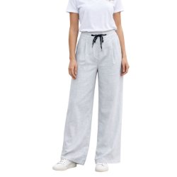 Soulmate bukser style 1164-25 i lys gr� med brede ben