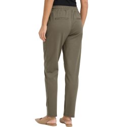 Olive Fransa bukser med elastik og snre