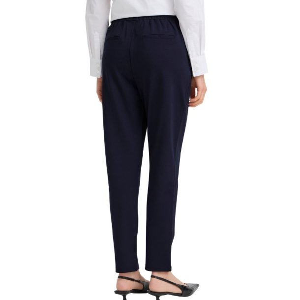 Navy Fransa bukser med elastik og snre