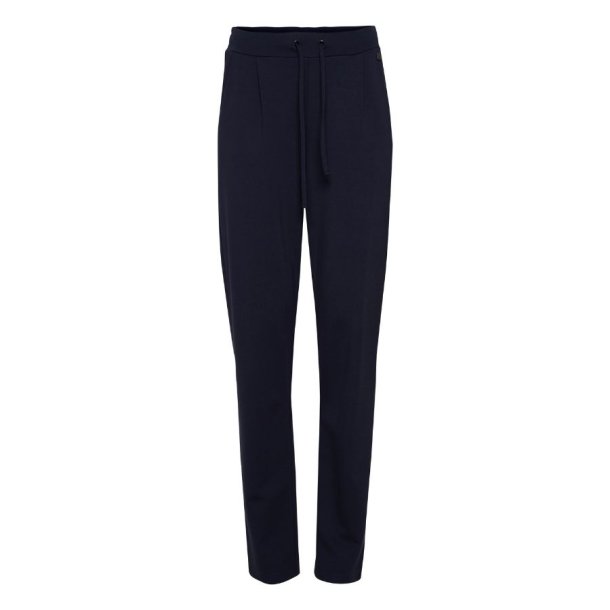 Navy Fransa bukser med elastik og snre