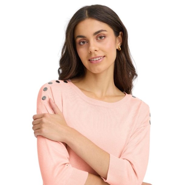 Fransa  Lyserd bluse med knapdetaljer