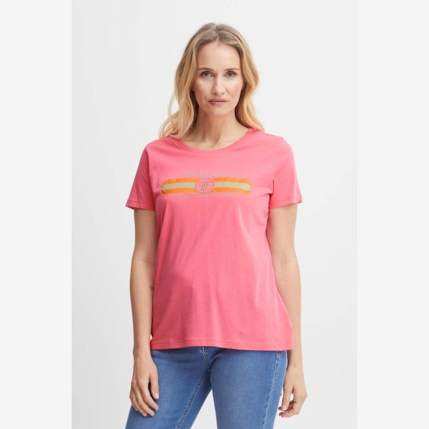 Fransa Riley T-Shirt - Pink