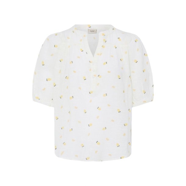 Fransa bluse med citronprint