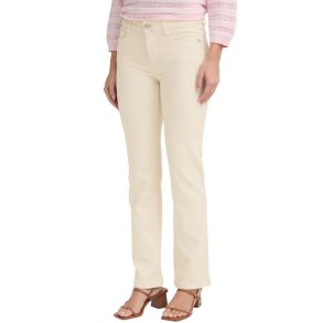 Fransa creme jeans med lige ben og stretch