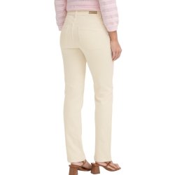 Fransa creme jeans med lige ben og stretch