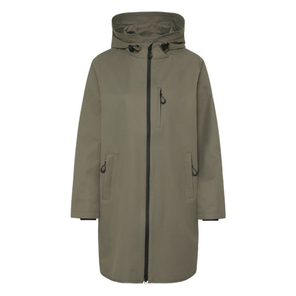 Olivengr�n regnfrakke fra Fransa model 20615226
