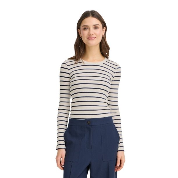 Fransa Frhizamond stribet bluse navy