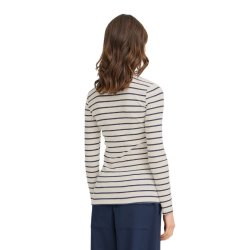 Fransa Frhizamond stribet bluse navy