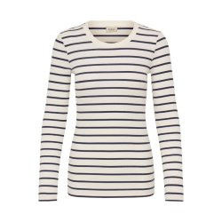 Fransa Frhizamond stribet bluse navy