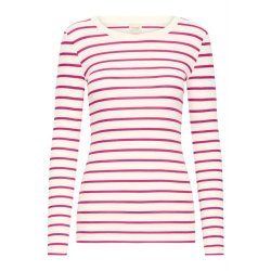 Fransa Frhizamond stribet bluse pink