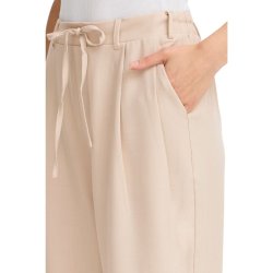 Fransa beige bukser med bindeb�nd