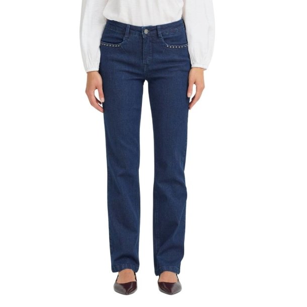 Fransa FRFRIDAE m�rkebl� jeans med let stretch