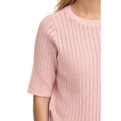 Fransa lyser�d bomulds pullover med kort �rme