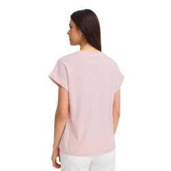 Fransa lys rosa bomulds T-shirt med blomsterprint
