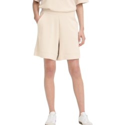 Fransa creme shorts med l�s pasform