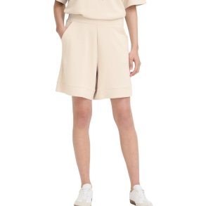 Fransa creme shorts med l�s pasform
