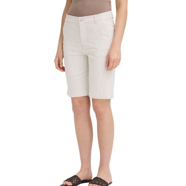 Fransa shorts med beige striber