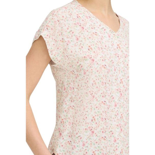 Fransa bluse med sm�blomstret print