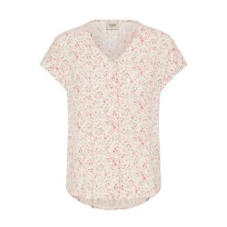 Fransa bluse med sm�blomstret print
