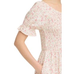 Fransa kjole med sm�blomstret print