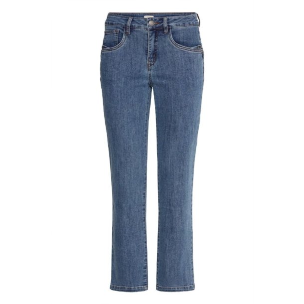 Fransa jeans bl� denim med lige ben
