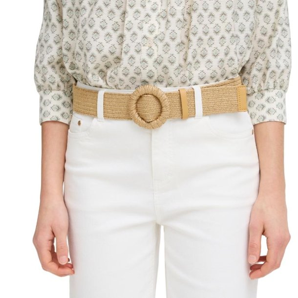 Fransa flettet natur b�lte med rund sp�nde