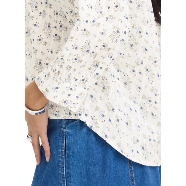 Fransa Skjorte med Sm�t Blomsterprint