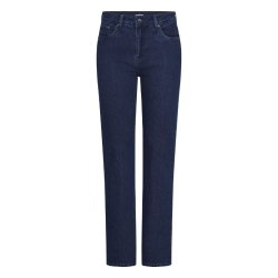 Fransa m�rkebl� damejeans med lige ben