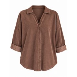 La Maison brun skjorte i babyfl�jl 27473