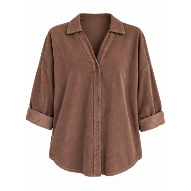 La Maison brun skjorte i babyfl�jl 27473