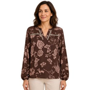 Soulmate Kencie bluse 4573 i brun | Fruens Hus