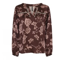 Soulmate Kencie bluse 4573 i brun | Fruens Hus