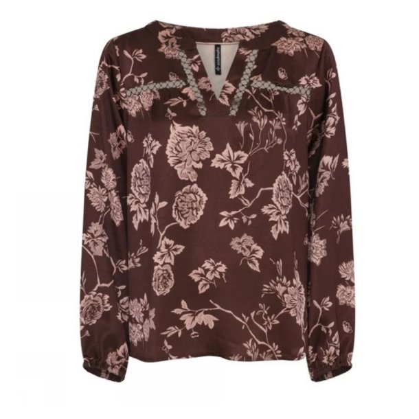 Soulmate Kencie bluse 4573 i brun | Fruens Hus