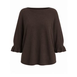 Lea & Luc brun sweater med cashmere | Fruens Hus