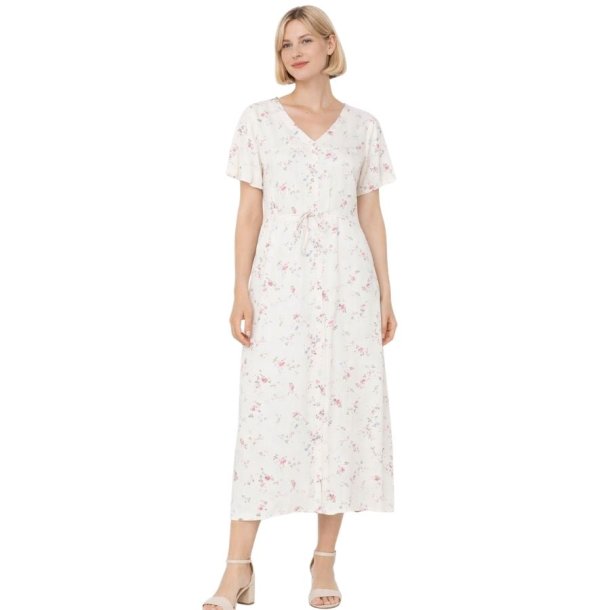 soulmate kjole blomster viskose lys