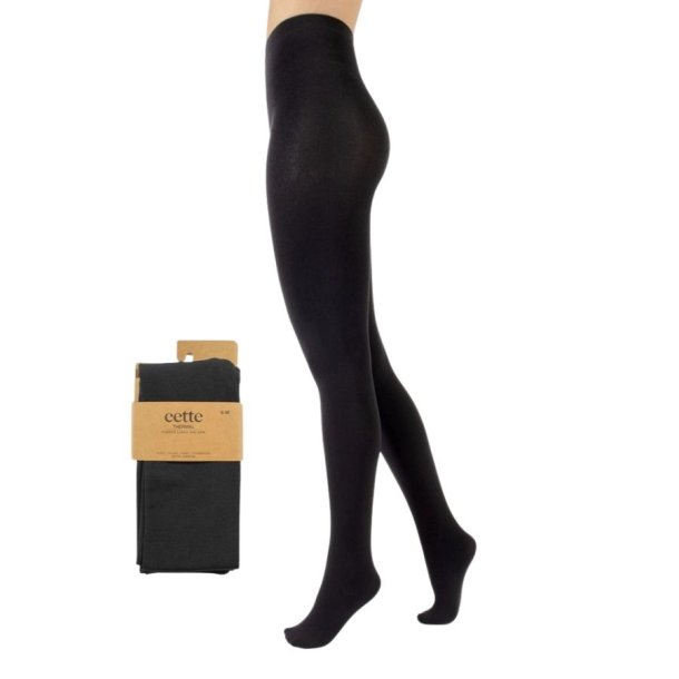 Sort Termo fleeceforet strmpebuks fra Cette