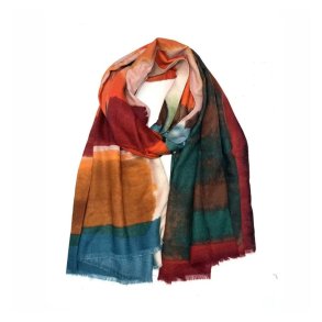 LINETA t�rkl�de i multifarvede nuancer &ndash; 90 x 180 cm