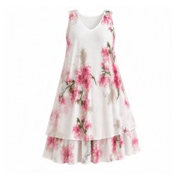 Chana Mod Kjole med Blomsterprint - ONE SIZE