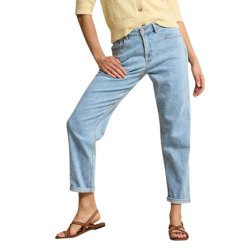 Red Button jeans i lys denim med tone-i-tone m�nster