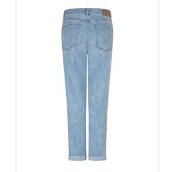 Red Button jeans i lys denim med tone-i-tone m�nster
