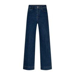 Red Button m�rkebl� damejeans med brede ben SRB5094