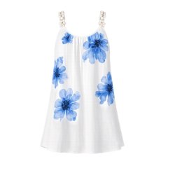 Chana Mod Top med Blomsterprint - One Size