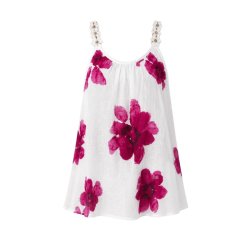 Chana Mod Top med Blomsterprint - One Size
