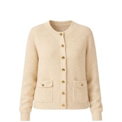 Beige cardigan fra FS Collection FS722